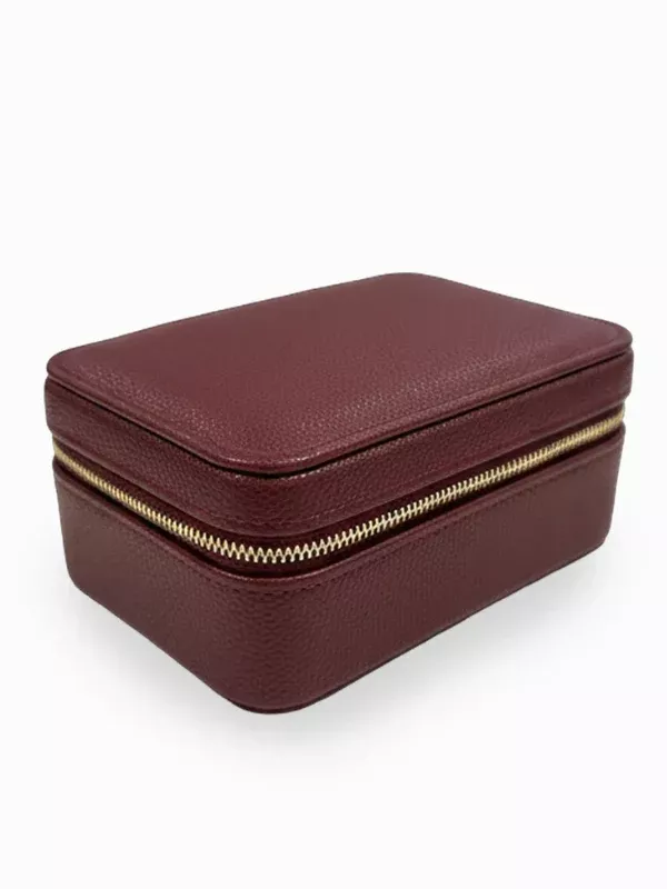 Zjoosh Pebble Rectangle Jewellery Case Pinot