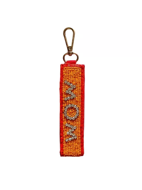 Zoda Accessories WOW Beaded Key Ring